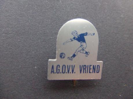 AGOVV voetbalclub uit Apeldoorn vrienden aktie